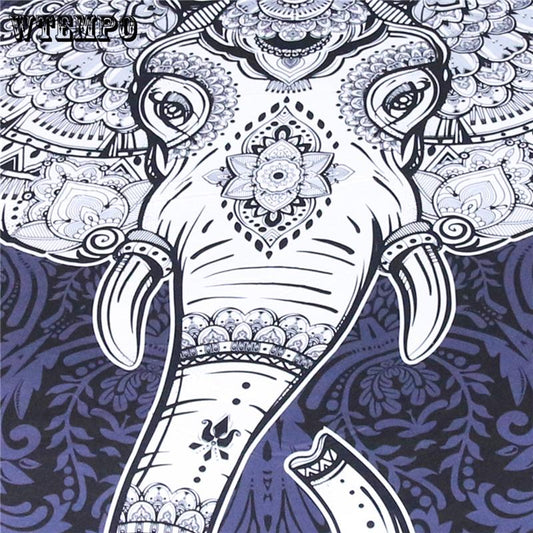 3pcs Nordic Bed Cloth Elephant Bed Linens Bed Cover Set Pillowcase Pillow Sham 3D Duvet Cover
