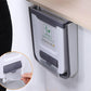 Foldable Trash Can Cabinet Door Wall-mounted Waste Bin Large-capacity Multi-functional Labor-saving Storage Bin Kitchen Organizer