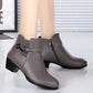 Winter Warm and Velvet Cotton Boots Middle-aged and Elderly Women's Boots Flat Non-slip Large Size Short Boots