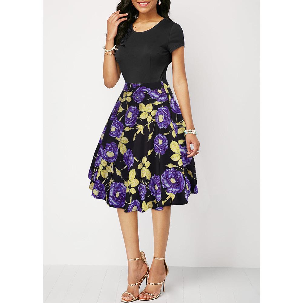 WTEMPO Skirt Large Summer Hight Waist Women Slim Casual Skirt
