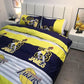 Cotton Fashion Printing Four-piece Skin-friendly Soft Quilt Cover Sheet Double Bed Bedding Set
