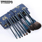 12pcs Brushes Set for Make Up Professional Shadow Foundation Eyebrow Lip Makeup Brush Suit Tools