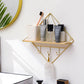 Nordic Style Living Room Bedroom Room Storage Rack Free Perforated Iron Love Shelf Toilet Wall Decoration Rack