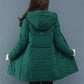 Plus Size Padded Down Jacket Ladies Mid-length Winter Wear