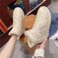 Short Tube Snow Boots Women Korean Version Plus Velvet Padded Short Boots Autumn and Winter All-match Warmth and Non-slip Cotton Shoes