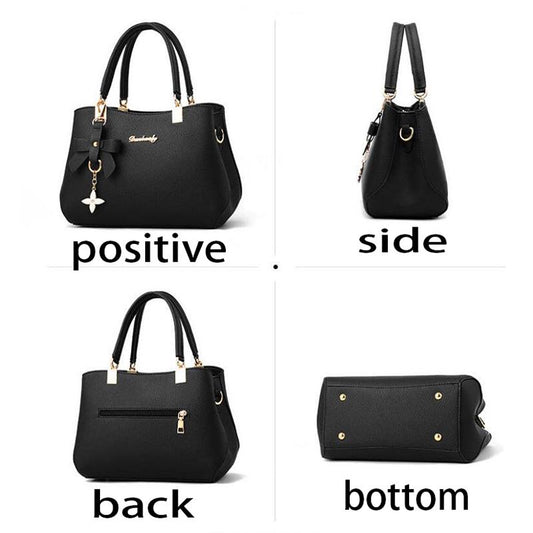 Big capacity European and American style Shoulder Handbag Trendy wild Patent leather bag