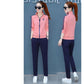 Joker Long-Sleeved Casual Sweatshirt Set Large Size Spring And Autumn Women's 2pcs Set