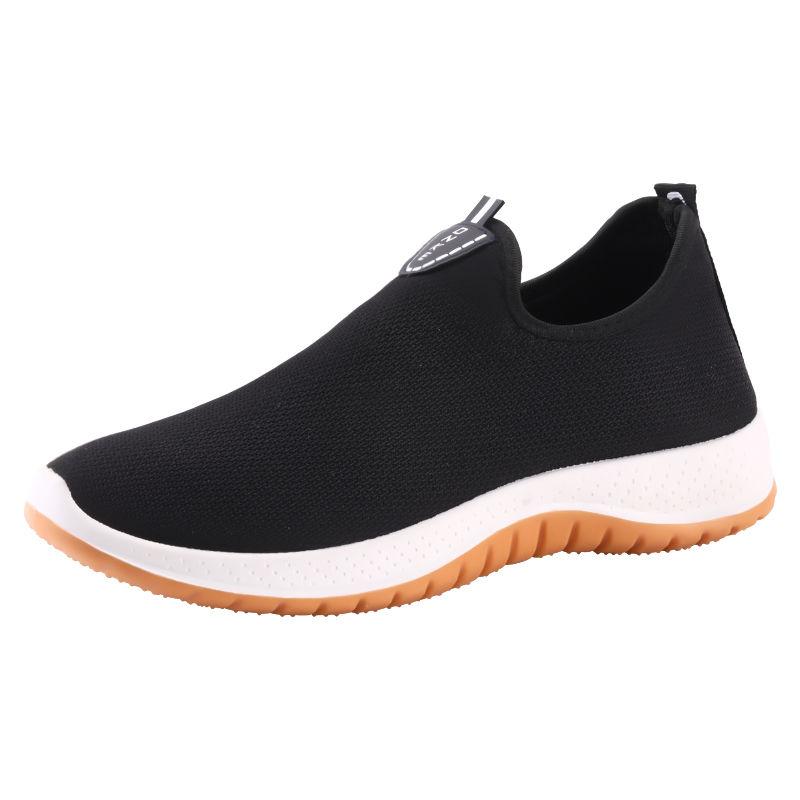 Spring Summer Tendon Bottom Cloth Shoes Men Non-slip Wear-resistant Casual Shoes Breathable Driving Wild Lazy Shoes