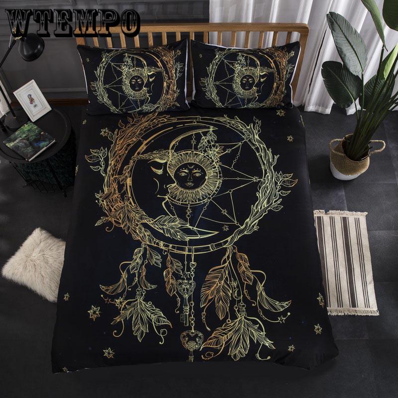 Pillowcase Luxury Bedding Set 2/3Pcs Soft Cover Comfort Duvet Cover Twin Queen King Size