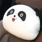Cute Animal Car Neck Pillow and Lumbar Pillow Seat Support Pillow Breathable Relaxation Artifact