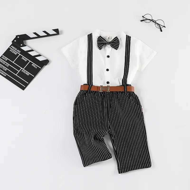 Children's Clothing Boys' Suits Children's Clothing Middle Small Children Children Baby Dresses Short-sleeved Summer DressesKorean Version