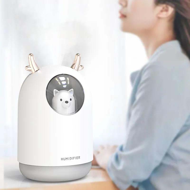 Air Humidifier Home TWO-Way Aromatherapy Diffuser Ultra Silent Humidification