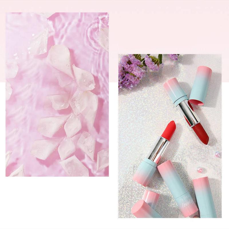 Little fairy lipstick set lasting moisturizing lip balm Do not fade red bean color net red
