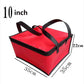 8/10/12 Inch Pizza Delivery Bag Insulated Thermal Food Storage Holder Outdoor Picnic