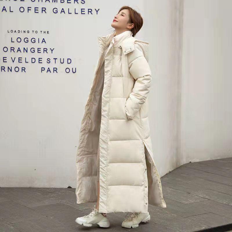 Thick Down Parka Women with Hood Down Jacket Winterr Coat Cultivate Morality Fashion Eiderdown Hoodie with Thick
