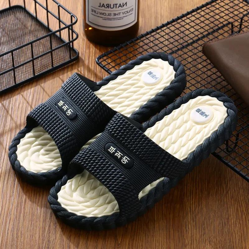 Couple Spring and Summer Slippers for Men and Women Indoor Non-slip Wear-resistant Soft Bottom Slippers