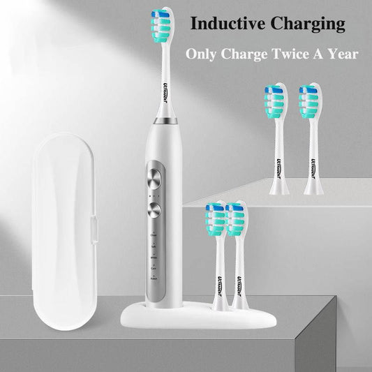 Electric Toothbrush Wireless Induction Rechargeable Adult Sonic Automatic Household Super Waterproof Soft Fur Couple Suit for Men and Women