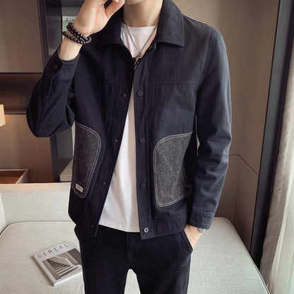 2021 Autumn New Coat Men's Popular Wilder Spelling Top Casual Men's Jacket