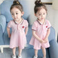 Summer Baby Girls Casual Clothes Dress Cherry Print Short Sleeve Dress Kids Toddler Pageant Dresses