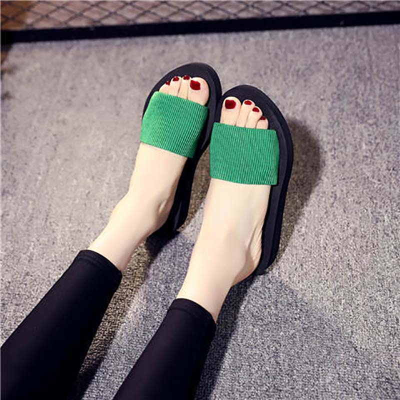 Women Sandals Slippers Women Flip Flops Women Shoes Women Flip Flops Students Indoor Summer  Thick Outer Wear Fashion
