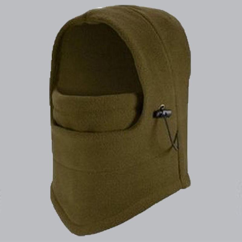 Winter Outdoor Riding Wind Cap with Fleece Cap Fleece Hood CS Hat Face Mask Thickened Warm Ski Cap Mask