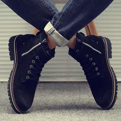 Martin Boots Men's Desert Boots Motorcycle Boots Men's Boots Men's High Top Shoes Fashion Boots