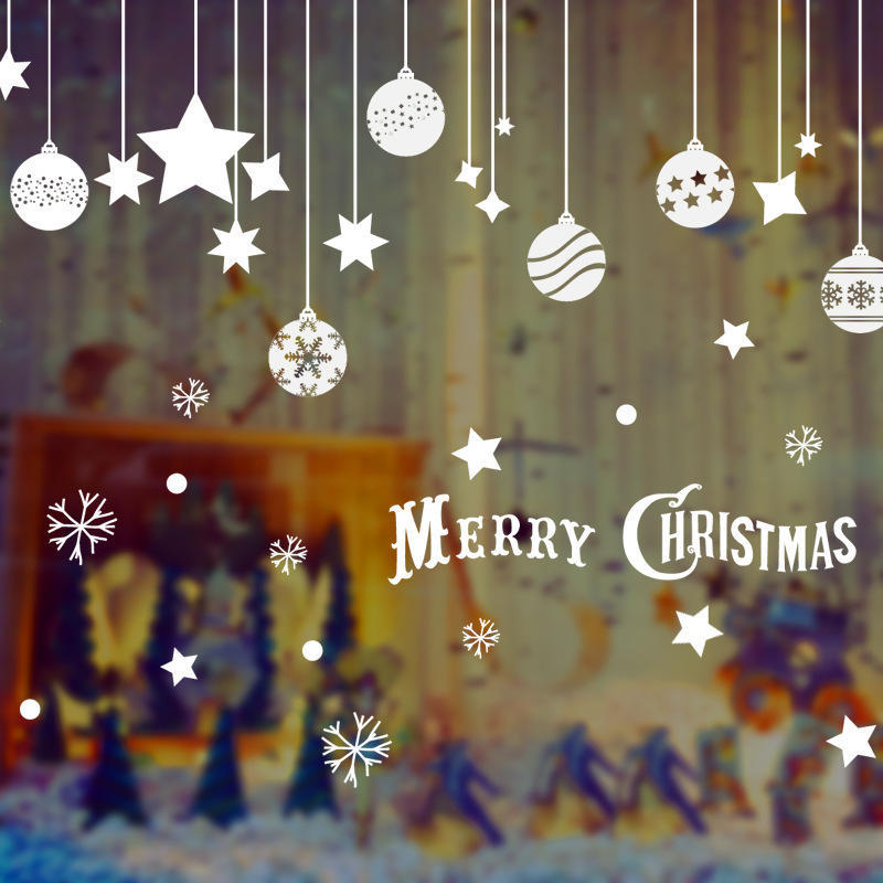 [Christmas sling] Christmas models The third generation of removable wall stickers PVC