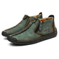 High Quality Genuine Leather Men Boots Fashion Zipper Shoes Leather Men Ankle Boots Plus Size