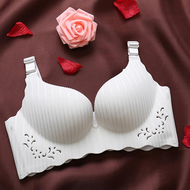 Seamless Underwear Bras Women Sexy Lace Underwear Gathered Underwear Wire Free Underwear Bra