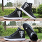 Summer Men's Korean Style High-top Shoes Trendy All-match Height-increasing Shoes Men's High-top Sneakers