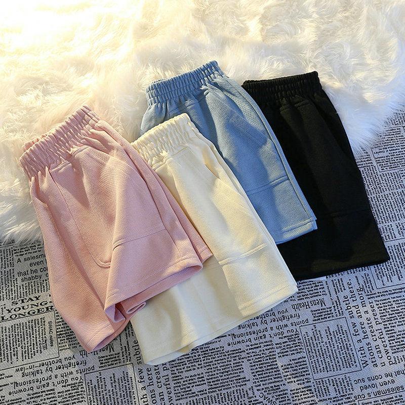 Summer Casual Sports Shorts Women's Loose Home Pajama Pants Running Comfortable High Waist Wide Leg Pants