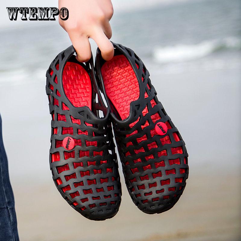 Pair of Shoes Unisex Breathable Mesh Sports Leisure Beach Shoes Sandals Non-slip