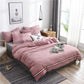 Comforter Bedding Sets Simple Boy Men Women for Striped Lattice Printing Duvet Cover