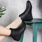 Women Shoes Soft Bottom Martin Boots Female Zipper Boots Women's Low Shoes School Wind 2019