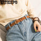 Stylish Women Retro Pin Buckle Belts High Quality Luxury Thin Leather Waist Belt For Jeans Dress