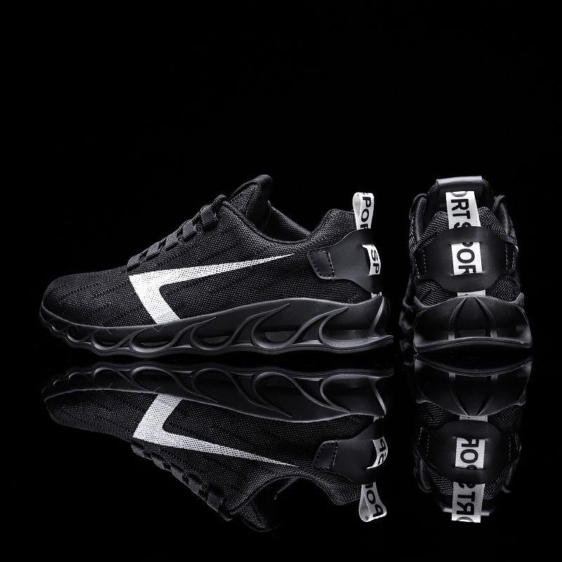 Breathable Men's Running Shoes Shock Absorber Blade Running Shoes Men's Outdoor Jogging Sneakers