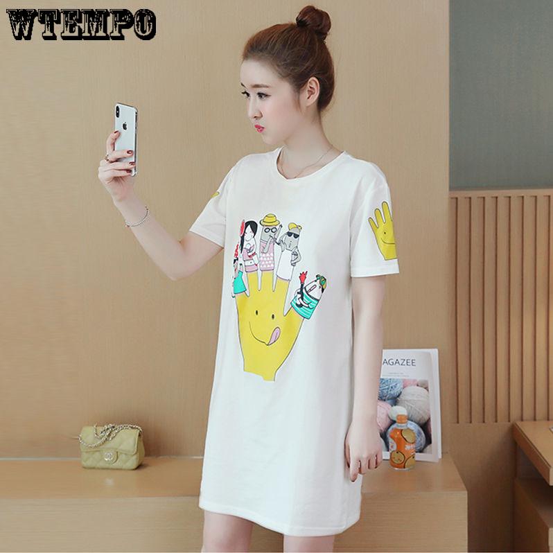 Brand Summer Large Size  Dress Ladies Casual Loose Dress