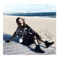 Couple Sweater Winter Cute Star Print O-neck Loose Knitwear Retro Unisex Pullover Jumper