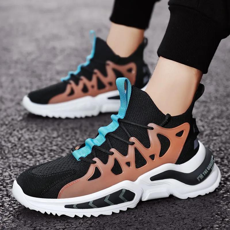 Low Cut Men's Shoes All-match Korean Style Trendy Sneakers Casual Walking Sneakers
