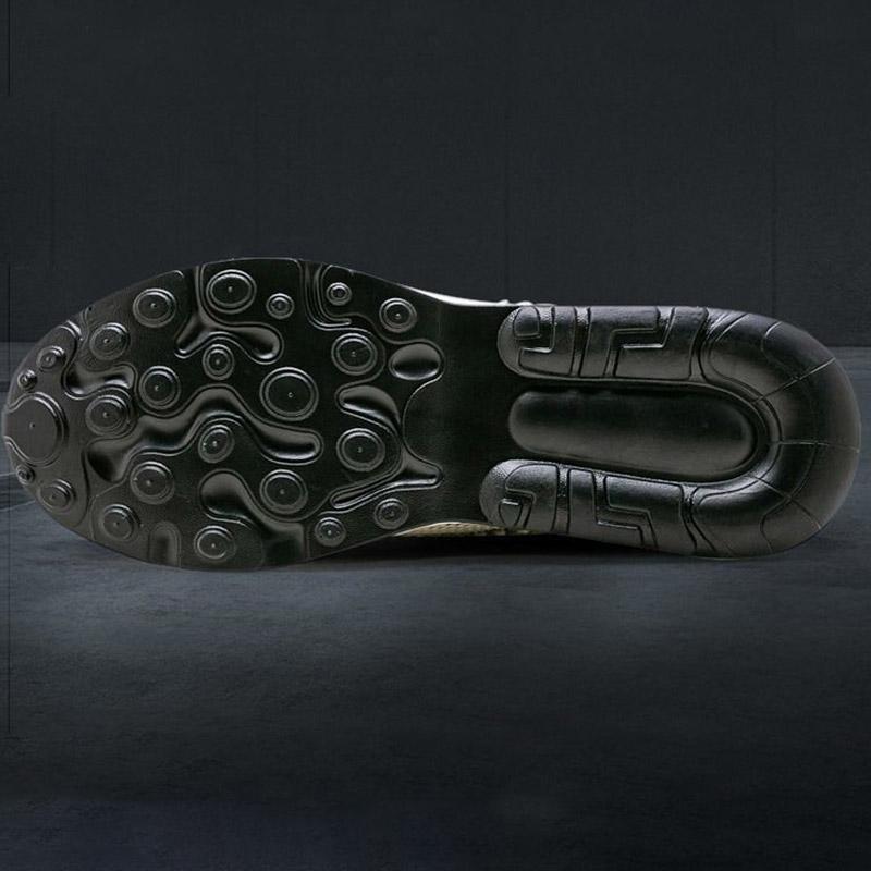 Men's Sports Shoes Fashion Versatile Lightweight Leather Surface Waterproof Non-Slip Running Shoes
