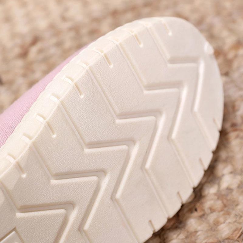 Women's Old Beijing Breathable Cloth Shoes Canvas Flat Soled Non Slip Casual Shoes