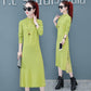 Sweater Dress Female Long-sleeved Autumn Winter Thickened Over Knee Knitted Skirt Black Long Skirt
