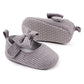 Baby Shoes Spring Cute Baby Girl Anti-Slip Casual Walking Solid Color Shoes Bow Decoration Sneakers Soft Soled Baby Prewalker