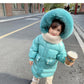 Girls' Winter Padded Coat Padded Coat Mid-length Warm Padded Coat
