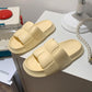 Step on Shit Feeling EVA Slippers Women's Summer Home Non-slip Outside Wear Thick Bottom Bathroom Bath Slippers