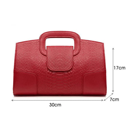 Genuine Leather Handbags Women's Fashion All-match Messenger Shoulder Bags Handbags Large Capacity