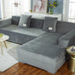 Thick Plush Solid Color Sofa Cover Elastic Non-slip One-piece Sofa Cover Universal All-inclusive Chaise and Lazy Combination