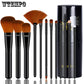 Champagne Makeup Brushes Set for Foundation Powder Blush Eyeshadow Concealer Kit Pincel Maquiagem