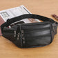 Genuine Leather Waist Bag Men's and Women's Crossbody Multifunctional Waterproof Mobile Phone Bag Cashier Waist Bag