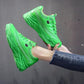 Fluorescent Green Old Shoes Spring and Summer Korean Student Breathable Mesh Thick-soled Casual Sports Shoes Women